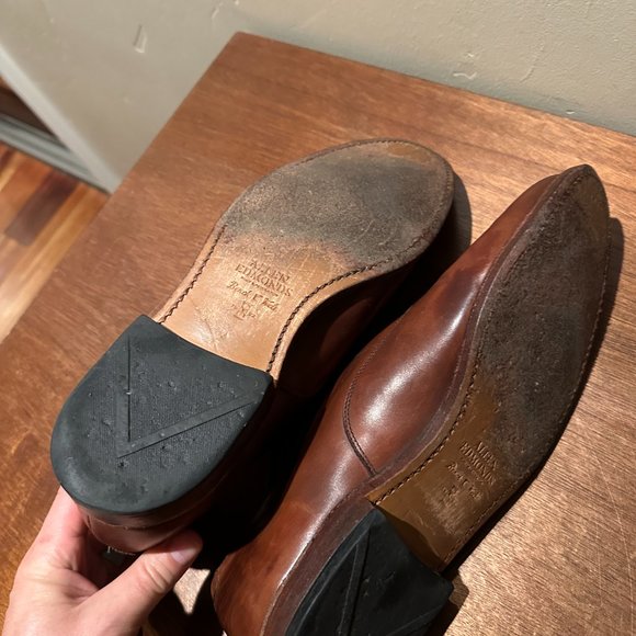 Carlyle Plain-toe Oxford Dress Shoe Wide sz 11.5 3E Dark Chili Brown